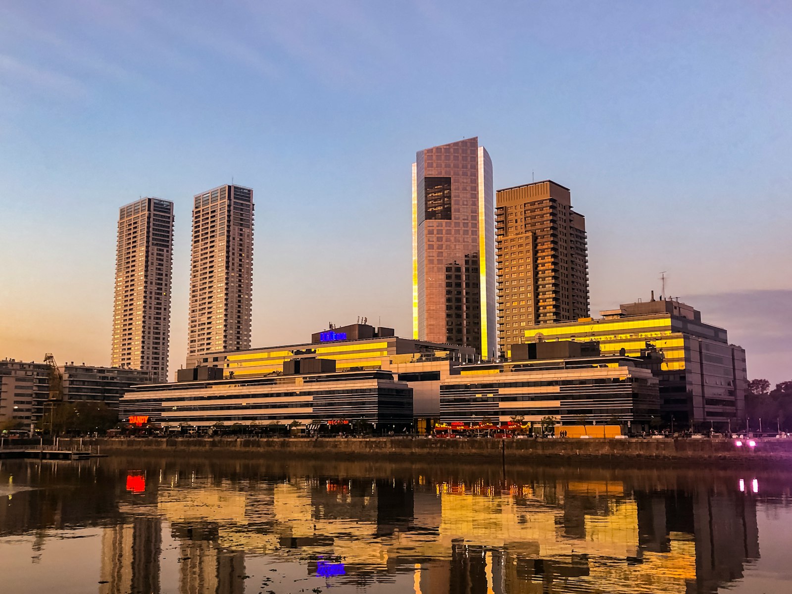Urban view of the City of Buenos Aires with high-rise developments